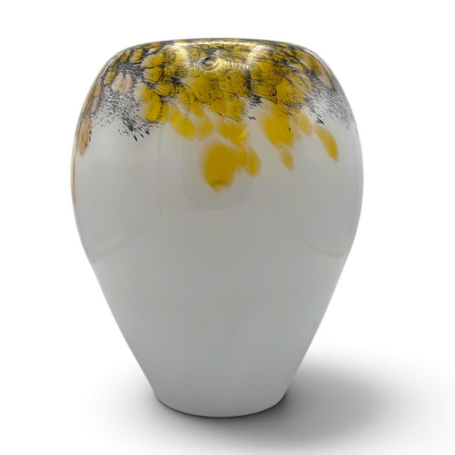 Loranto + Gold, lamp wit-bruin-zwart, 1x deuk